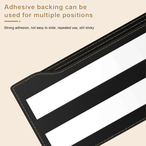 STHIRA® Car Storage Pouch for Dashboard PU Breathable Utility Pouch Peel-and-Stick Storag STHIRA® Car Storage Pouch for Dashboard PU Breathable Utility Pouch Peel-and-Stick Storag